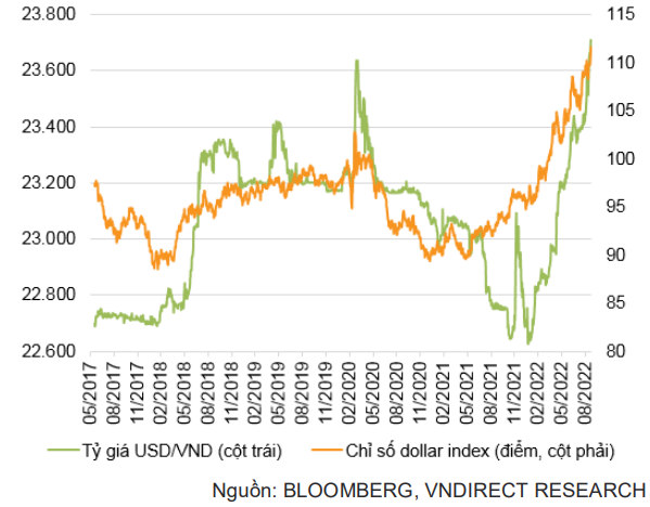 Chỉ số Dollar-Index l&ecirc;n mức đỉnh mới trong v&ograve;ng 20 năm qua.