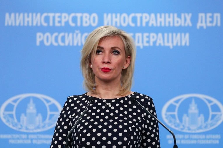 Người ph&aacute;t ng&ocirc;n Bộ Ngoại giao Nga Maria Zakharova. Ảnh: Telegram