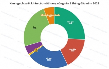 3 mặt hàng nông sản có kim ngạch cao nhất 10 năm