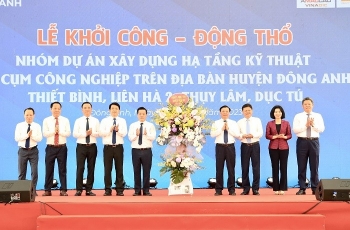 Hà Nội: Khởi công 4 cụm công nghiệp tại huyện Đông Anh