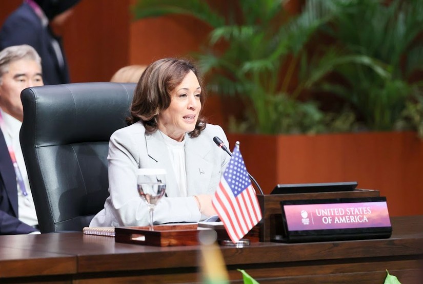 Ph&oacute; Tổng thống Mỹ Kamala Harris tại Hội nghị cấp cao ASEAN - Mỹ. Ảnh: VGP