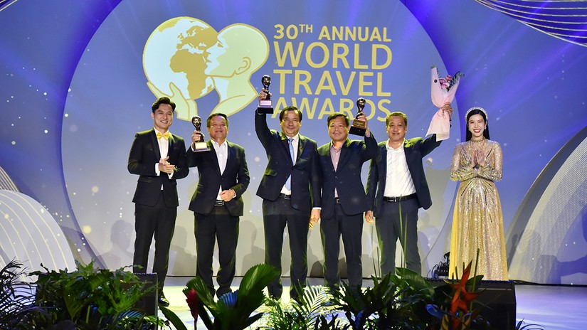 Lễ trao giải thưởng Du lịch thế giới (World Travel Awards - WTA) khu vực ch&acirc;u &Aacute; v&agrave; ch&acirc;u Đại Dương năm 2023. Ảnh: Cục Du lịch Quốc gia Việt Nam