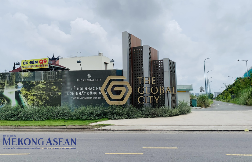 Dự &aacute;n S&agrave;i G&ograve;n B&igrave;nh An nay được biết đến với t&ecirc;n gọi The Global City. Ảnh: Minh Phong