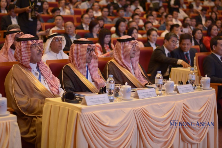 Đo&agrave;n đại biểu Saudi Arabia tại sự kiện. Ảnh: L&ecirc; Hồng Nhung