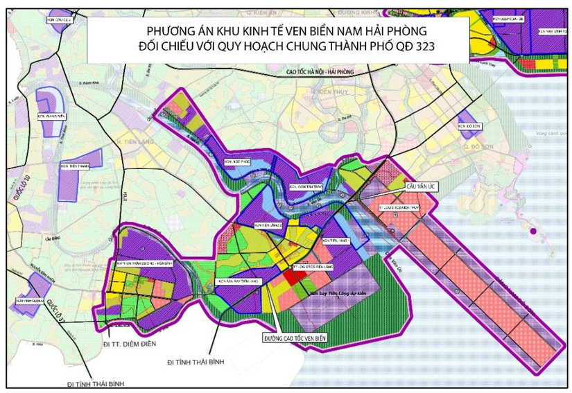 Quy hoạch Khu kinh tế Nam Hải Ph&ograve;ng.