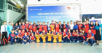 Đoàn Thể thao Việt Nam lên đường tham dự ASIAD 19 tại Trung Quốc