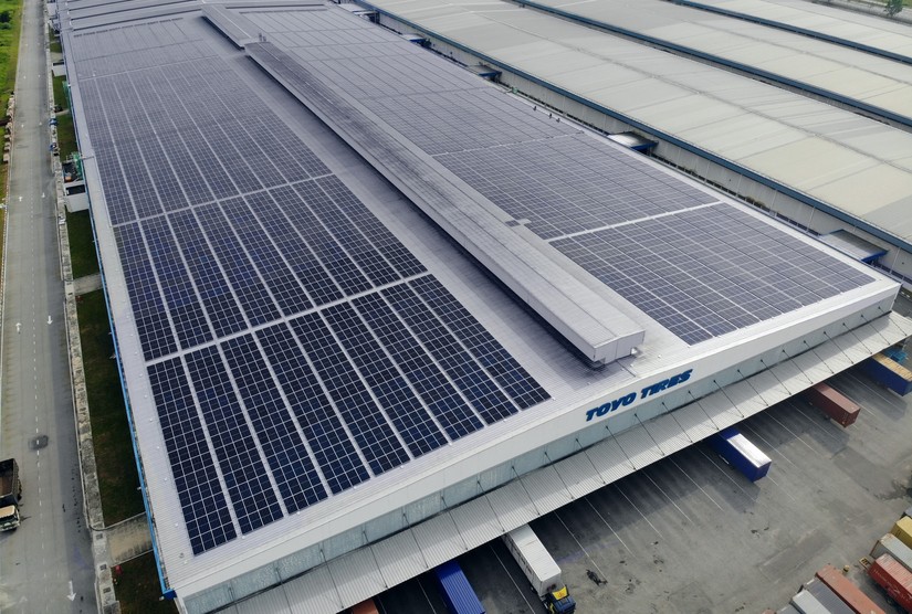 Dự &aacute;n quang điện mặt trời tr&ecirc;n m&aacute;i nh&agrave; m&aacute;y Toyo Tires do Solarvest thực hiện tại Malaysia