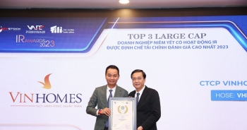 Vinhomes đạt top 3 doanh nghiệp niêm yết có hoạt động quan hệ nhà đầu tư tốt nhất năm 2023