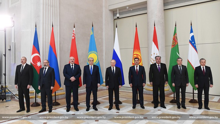 L&atilde;nh đạo c&aacute;c nước Cộng đồng c&aacute;c quốc gia độc lập (SNG). Ảnh: President of the Republic of Belarus