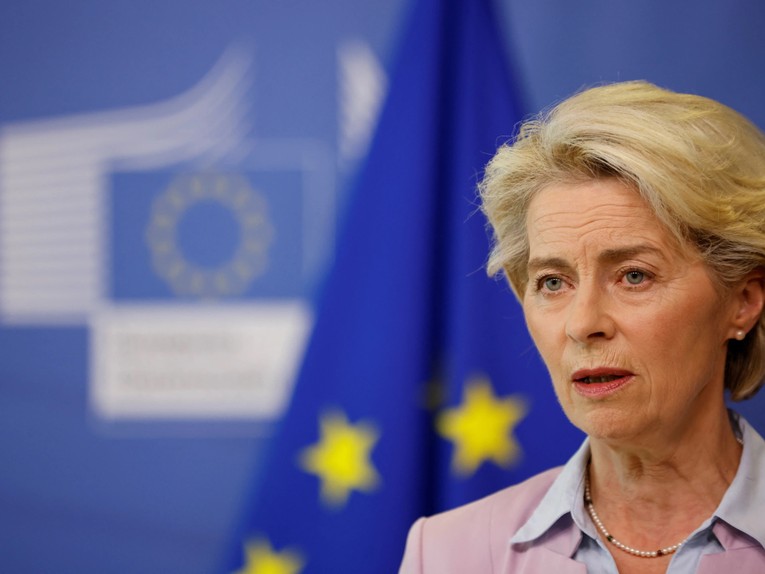 Chủ tịch Ủy ban ch&acirc;u &Acirc;u Ursula von der Leyen. Ảnh: Reuters