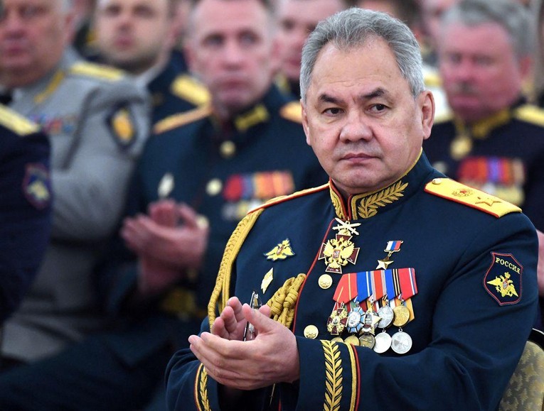 Bộ trưởng Quốc ph&ograve;ng Nga Sergei Shoigu. Ảnh: Sputnik