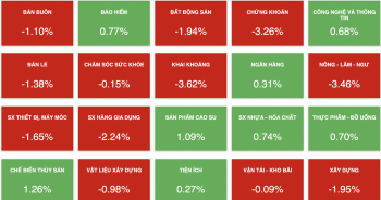 VN-Index mất lực đi lên, BAF ngược dòng ngày ra mắt ‘heo ăn chay’