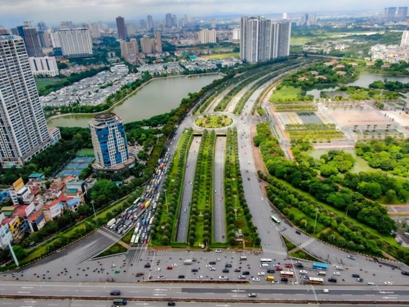 Đại lộ Thăng Long, H&agrave; Nội. Ảnh: VGP