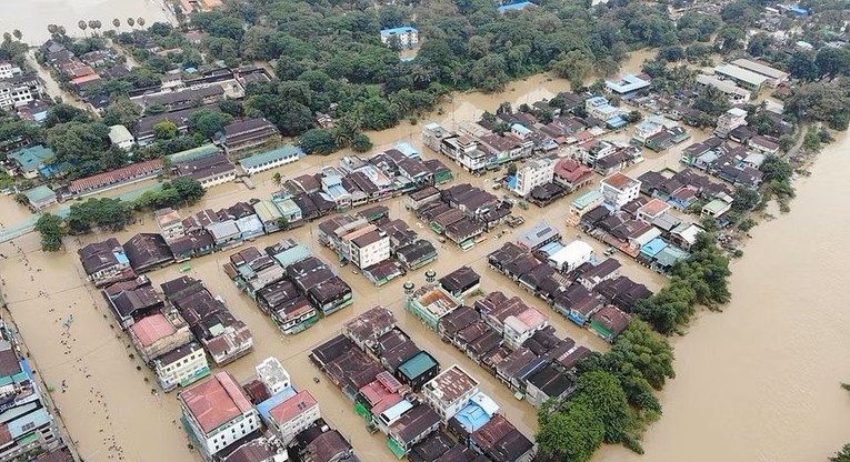 Lũ lụt tại Myanmar khiến 14.000 người phải sơ t&aacute;n ảnh 6