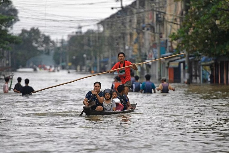 Lũ lụt tại Myanmar khiến 14.000 người phải sơ t&aacute;n ảnh 1