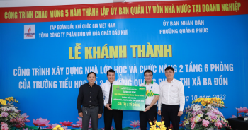 Quảng Bình: Khánh thành nhà lớp học và chức năng trường Tiểu học số 2 Ba Đồn