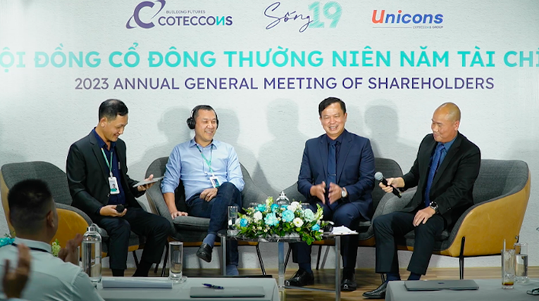 Ban l&atilde;nh đạo CTD tại ĐHĐCĐ thường ni&ecirc;n năm t&agrave;i ch&iacute;nh 2023.