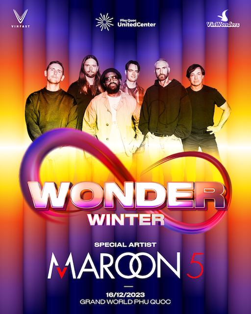 "8Wonder" đưa Maroon 5 đến Phú Quốc United Center