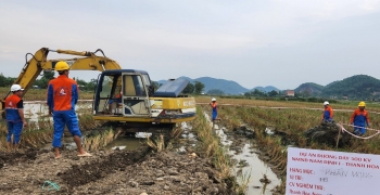 Triển khai thi công Đường dây 500 kV Nam Định I - Thanh Hóa