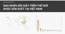 Bao nhiêu đôi giày trên thế giới được sản xuất tại Việt Nam?