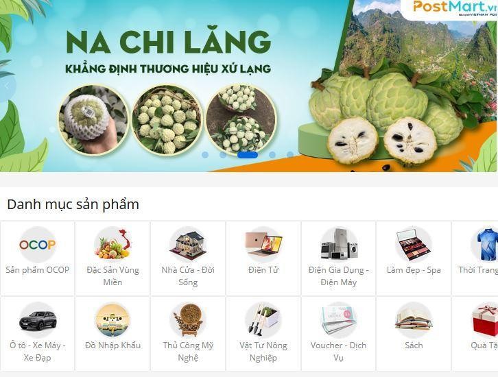 Giới thiệu c&aacute;c mặt h&agrave;ng n&ocirc;ng sản tr&ecirc;n s&agrave;n thương mại điện tử