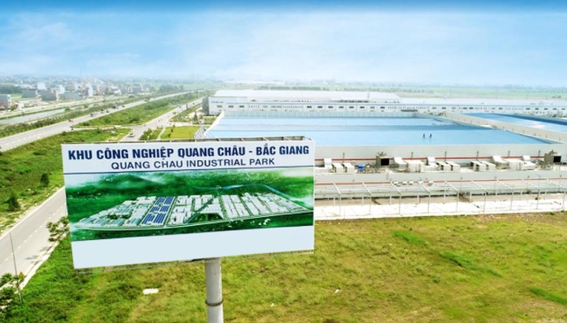 KCN Quang Ch&acirc;u hiện đ&atilde; lấp đầy 100% diện t&iacute;ch đất c&ocirc;ng nghiệp.