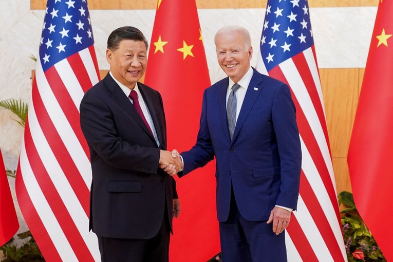 &Ocirc;ng Biden tuy&ecirc;n bố Mỹ v&agrave; Trung Quốc cần quản l&yacute; sự kh&aacute;c biệt, ngăn cạnh tranh lệch hướng trở th&agrave;nh xung đột. Ảnh: AFP