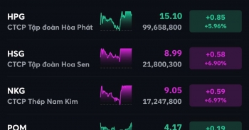 VN-Index chiến thắng áp lực chốt lời, gần 100 triệu cổ phiếu HPG được sang tay