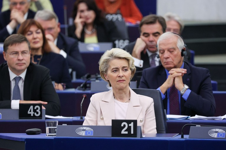 Chủ tịch Ủy ban ch&acirc;u &Acirc;u Ursula von der Leyen. Ảnh: EPA-EFE