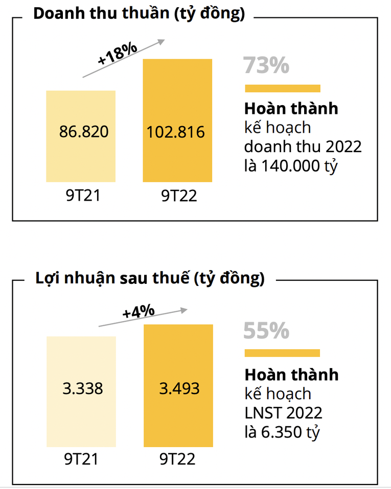 Tổng quan kết quả kinh doanh 9 th&aacute;ng đầu năm của MWG.