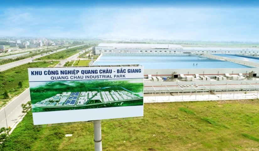 Khu c&ocirc;ng nghiệp Quang Ch&acirc;u do c&ocirc;ng ty con của Kinh Bắc vận h&agrave;nh.