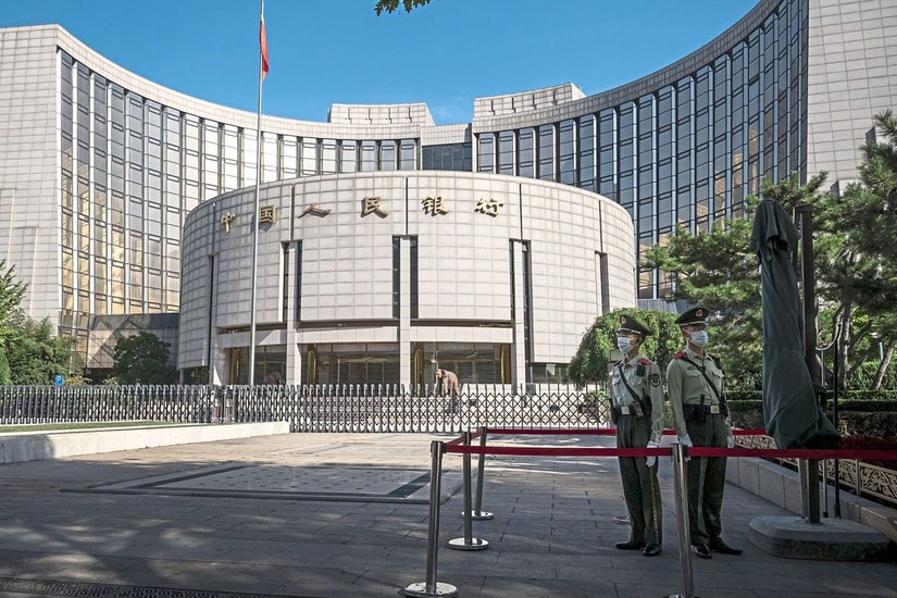 Ng&acirc;n h&agrave;ng Nh&acirc;n d&acirc;n Trung Quốc (PBOC). Ảnh: Bloomberg