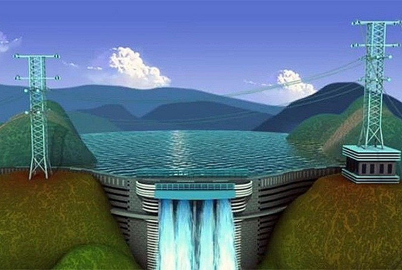 H&igrave;nh ảnh m&ocirc; phỏng nh&agrave; m&aacute;y thủy điện Tanahu (Nepal)