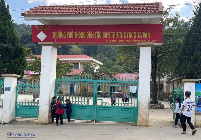 Trường học d&agrave;nh cho c&aacute;c em học sinh d&acirc;n tộc thiểu số tại L&agrave;o Cai.