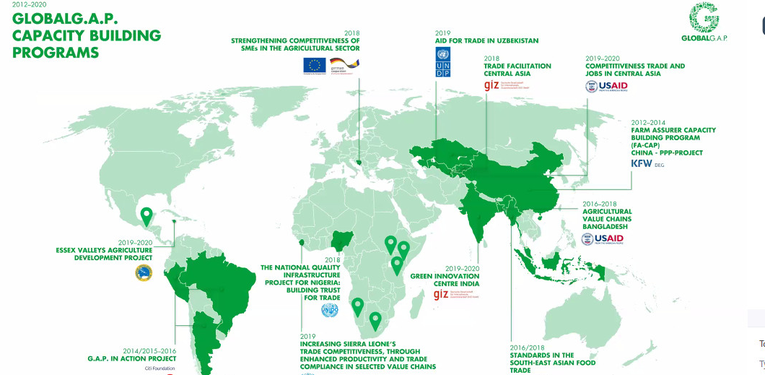 Chứng nhận GlobalGAP được nhiều thị trường quốc tế c&ocirc;ng nhận