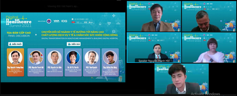 Hội thảo Cấp cao về Y tế số 2021 - Digital Healthcare Summit, s&aacute;ng 30/12.