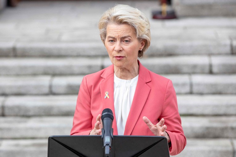 Chủ tịch Ủy ban ch&acirc;u &Acirc;u Ursula von der Leyen. Ảnh: AFP