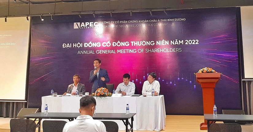 L&atilde;nh đạo APS tại ĐHĐCĐ 2022.