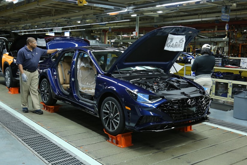 Nh&agrave; m&aacute;y Hyundai Motor tại Alabama, Mỹ. Ảnh: madeinalabama