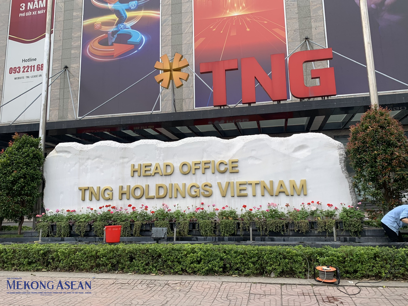 Trụ sở TNG Holdings tại t&ograve;a nh&agrave; TNR Tower, 54 Nguyễn Ch&iacute; Thanh, Đống Đa, H&agrave; Nội. Ảnh: Minh Phong - MekongASEAN