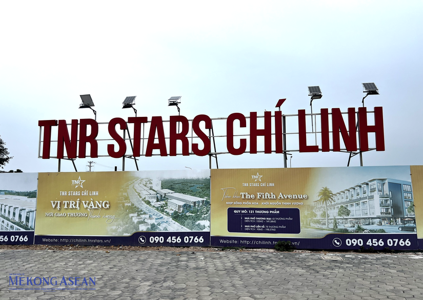 Dự &aacute;n TNR Stars Ch&iacute; Linh do CTCP Đầu tư Ph&aacute;t triển Đức Tr&iacute; l&agrave;m chủ đầu tư. Ảnh: Minh Phong