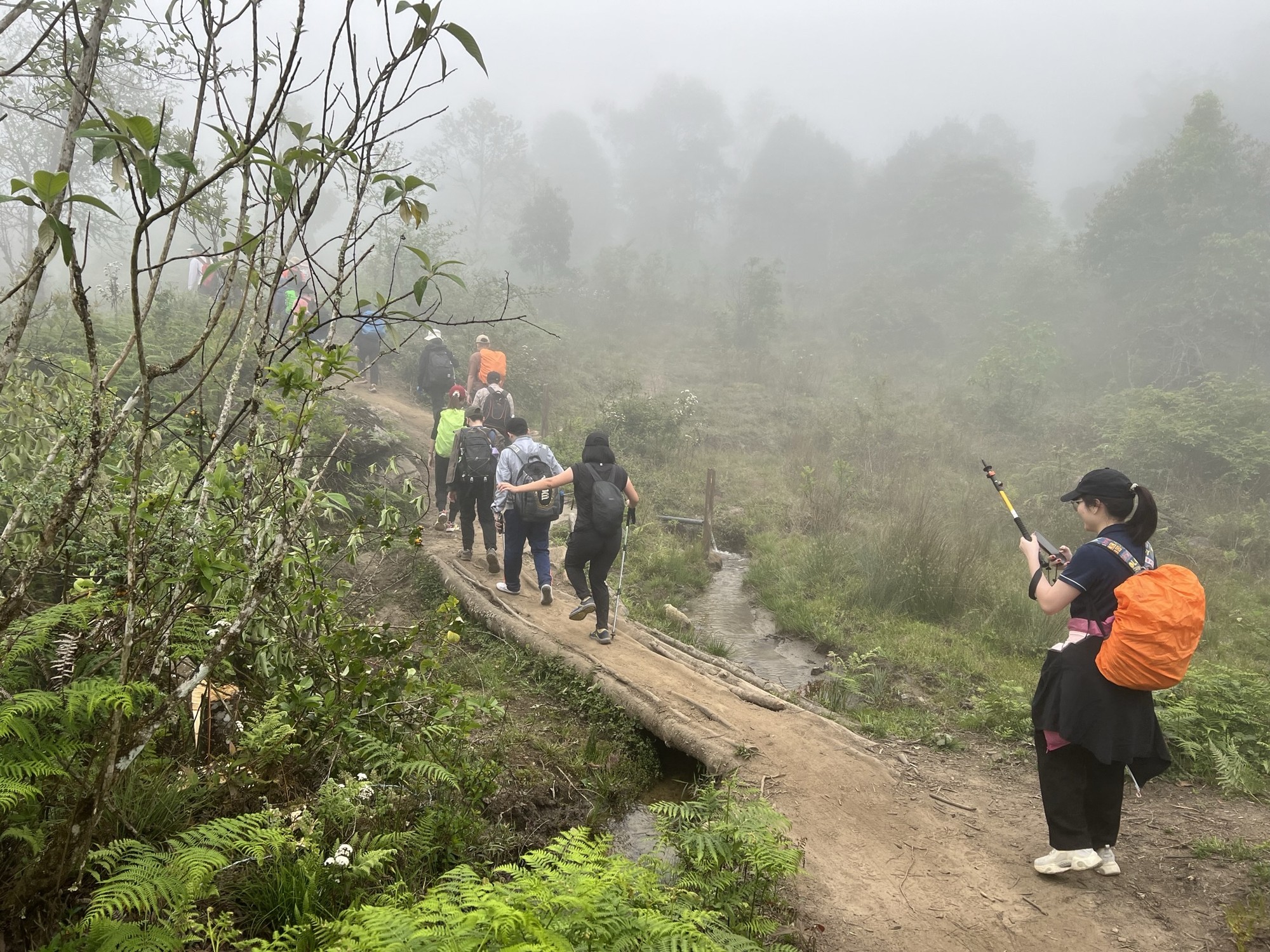 Cung đường l&ecirc;n n&uacute;i Lảo Thẩn c&oacute; độ d&agrave;i khoảng 16km v&agrave; kh&ocirc;ng qu&aacute; kh&oacute; leo, ph&ugrave; hợp với những người c&oacute; sức khỏe tốt.