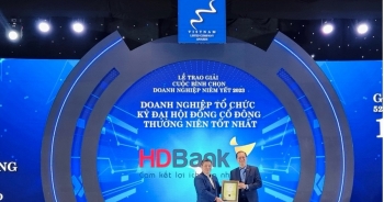 HDBank nhận cú đúp giải thưởng Báo cáo thường niên và tổ chức ĐHĐCĐ tốt nhất