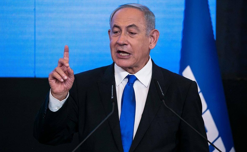 Thủ tướng Israel Benjamin Netanyahu. Ảnh: X/@nexta_tv